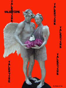 Angels And Romance Living Statues 2