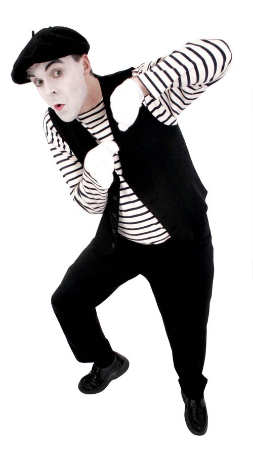 Mime Artists White Faced French Mime 4